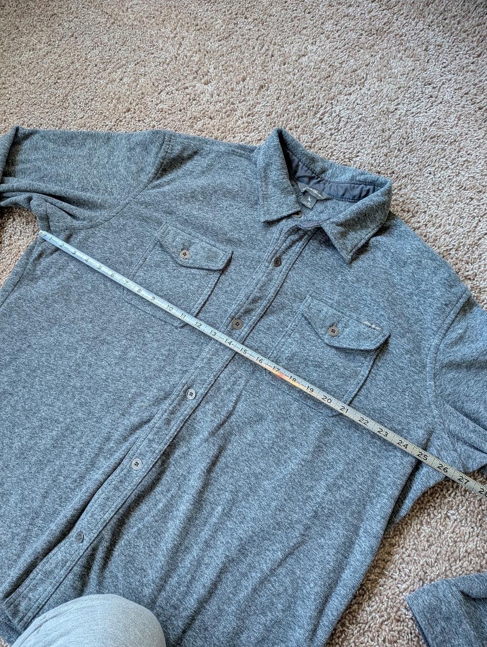 Eddie Bauer Chutes Micro Fleece Button Down XL - Picture 9 of 10